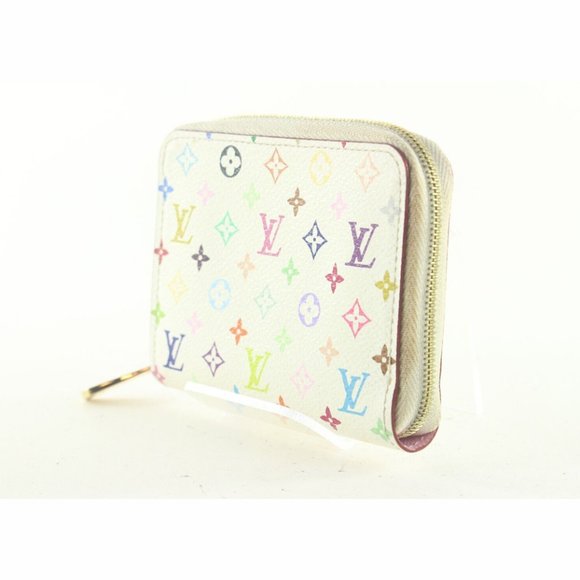 Louis Vuitton Handbags - Louis Vuitton Monogram Mulitcolor Zippy Coin Wallet White 2LV82K